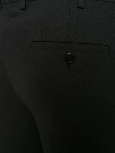 Shop Neil Barrett Slim-fit Tailored Trousers In Black