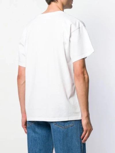 Shop Rassvet Large Logo T-shirt In White
