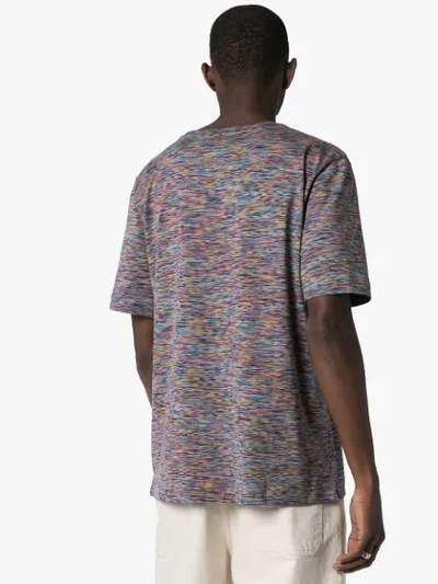Shop Missoni Marled Short-sleeve T-shirt In Multicolour