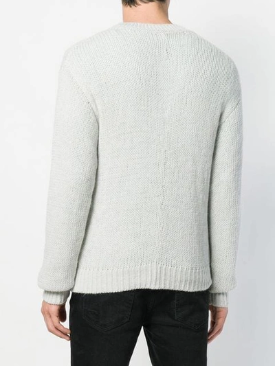 Ben Taverniti Unravel Project Longsleeved Loose Fitted Sweatshirt In Grey