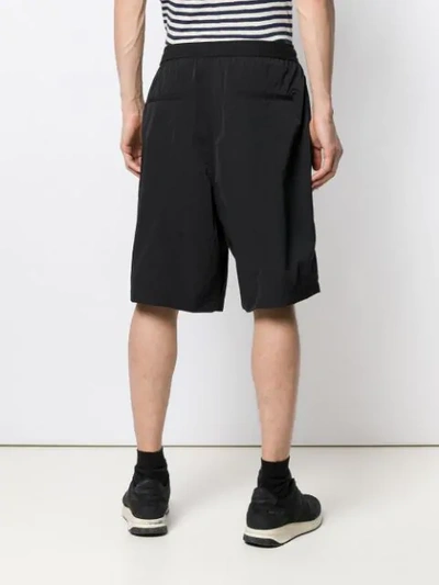 Shop Ami Alexandre Mattiussi Oversized Bermuda Shorts In Black