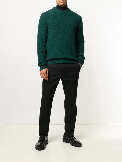 Shop Roberto Collina Knitted Sweater In Green