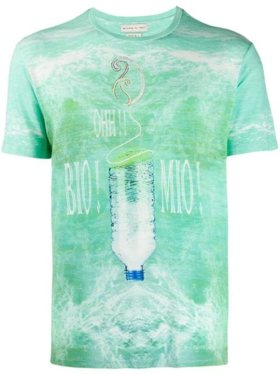 Shop Etro Graphic T-shirt In Green