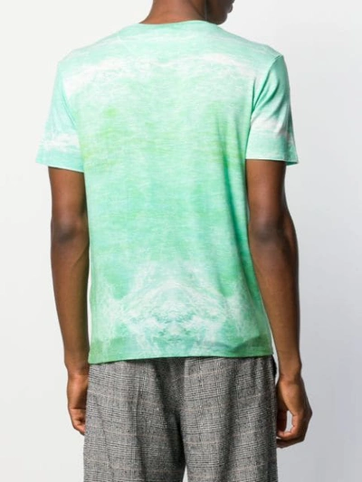 Shop Etro Graphic T-shirt In Green