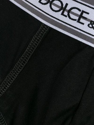 Shop Dolce & Gabbana Underwear Logo Briefs - Black