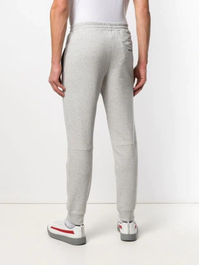 Shop Karl Lagerfeld Karl Ikonik Jogging Trousers In Grey