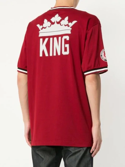 Shop Dolce & Gabbana Logo Short-sleeve T-shirt - Red