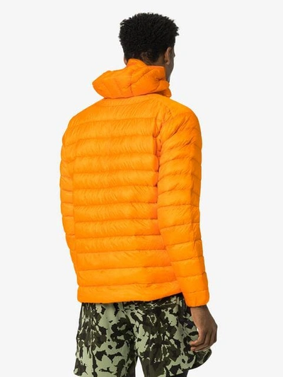 Shop Arc'teryx Cerium Padded Jacket In Orange