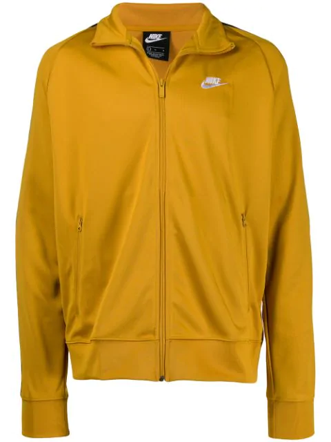 yellow nike track jacket