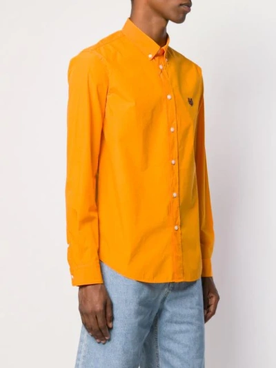 Shop Kenzo Tiger Shirt In Orange