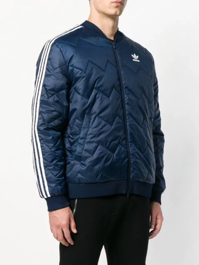 Adidas Originals Adidas Superstar Quilted Jacket Navy In Blue | ModeSens