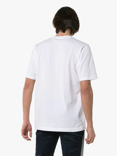 Shop Dolce & Gabbana Dg Crest Logo Cotton T-shirt In White