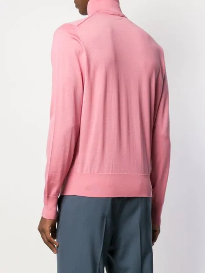 Shop Prada Logo Jumper In Pink