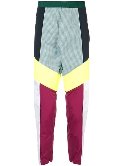Shop Dsquared2 Colourblock Trousers In Multicolour