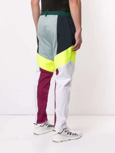 Shop Dsquared2 Colourblock Trousers In Multicolour