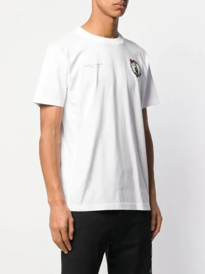 Shop Marcelo Burlon County Of Milan Boston Celtics T-shirt In White