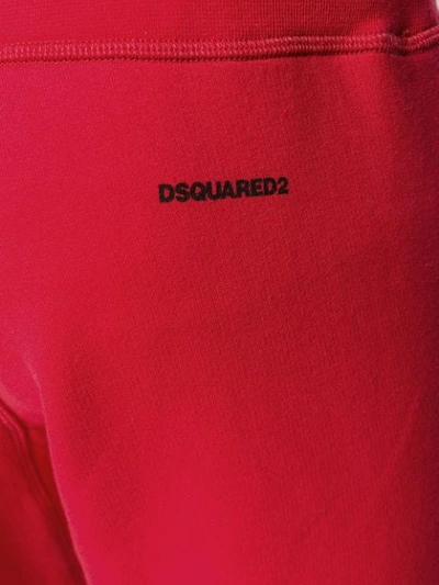 Shop Dsquared2 Icon Track Pants In Red