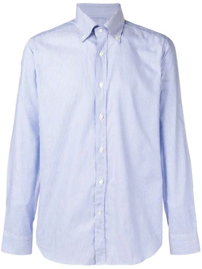 Shop Al Duca D'aosta Striped Shirt In Blue