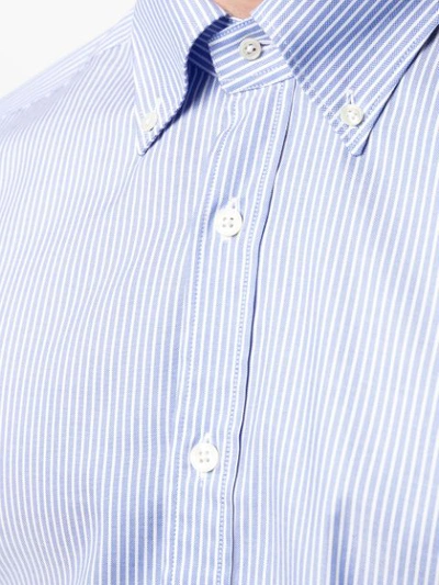 Shop Al Duca D'aosta Striped Shirt In Blue