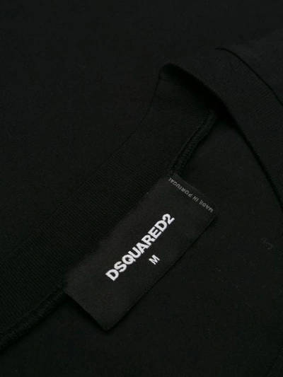 Shop Dsquared2 Logo Printed T-shirt In Black