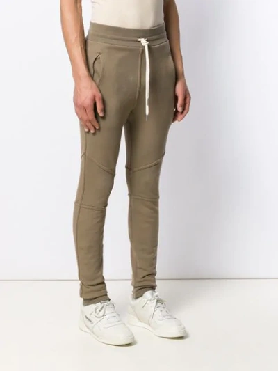 Shop John Elliott Skinny-fit Track Pants In Neutrals