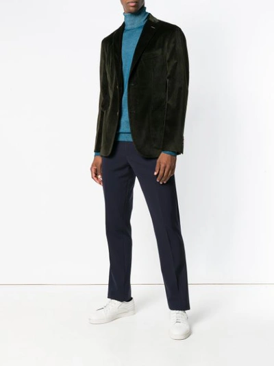 Shop Boglioli Formal Blazer In Green