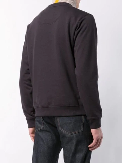 Shop Coach 'viper Room Signature' Sweatshirt In Grey