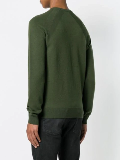 Shop Al Duca D'aosta Lightweight Crew Neck Sweater In Green