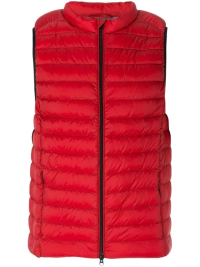 Shop Ecoalf Cardiff Gilet In Red