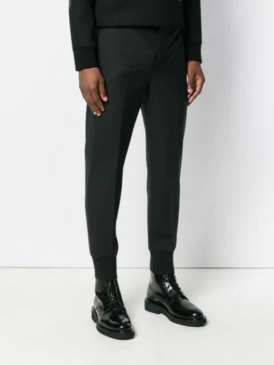 Shop Neil Barrett Tailored Long Trousers In Black