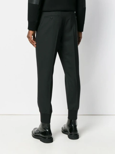 Shop Neil Barrett Tailored Long Trousers In Black