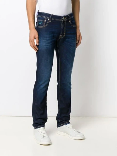 Shop Jacob Cohen Slim Fit Jeans In Blue