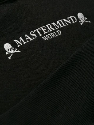 MASTERMIND WORLD 超大款LOGO连帽衫 - 黑色
