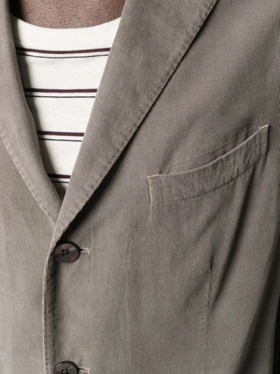 Shop Boglioli Classic Slim-fit Blazer - Grey