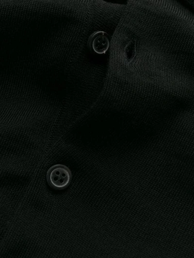 LANVIN 密织POLO衫 - 黑色