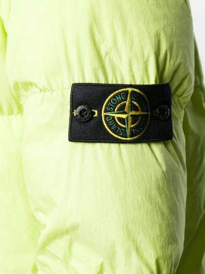 Shop Stone Island Quilted Down Jacket In V0051 Green