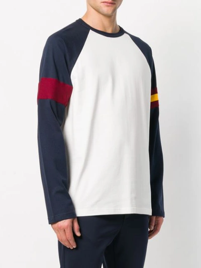 Shop Calvin Klein 205w39nyc Colour-block Sweatshirt - White