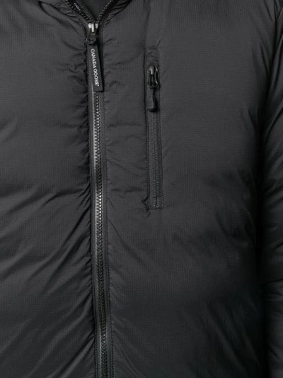 Shop Canada Goose Short Padded Jacket In Black