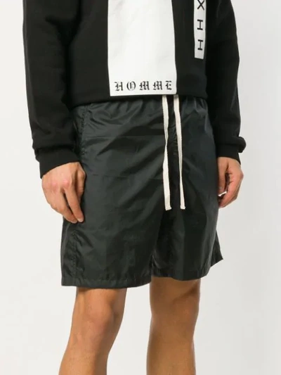 Shop Not Guilty Homme Drawstring Shorts In Black