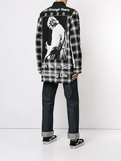 Shop Takahiromiyashita The Soloist Charles Peterson Plaid Shirt In Black