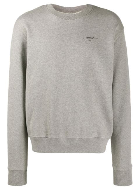 off white logo sweater