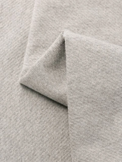 Shop Off-white Logo Printed Sweatshirt In Grey