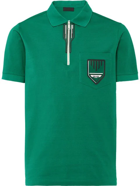 prada pique polo shirt