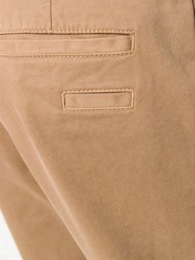 Shop Eleventy Classic Slim-fit Chinos In Neutrals