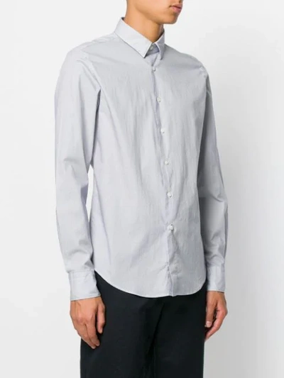 Dell'oglio Micro Dot Print Shirt In White