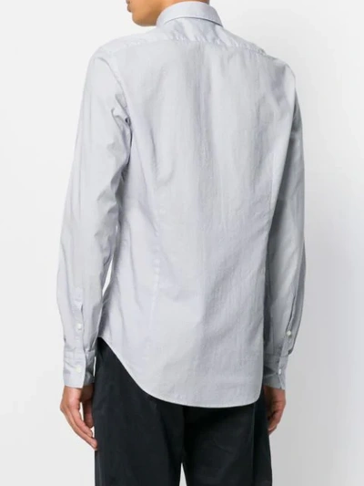 Dell'oglio Micro Dot Print Shirt In White