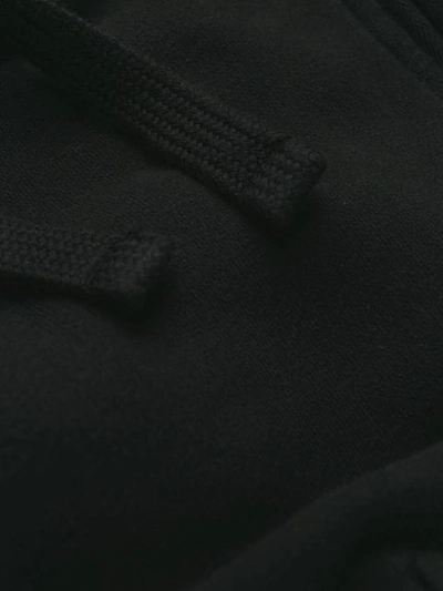 Shop Stone Island Logo Fleece Trousers - Black