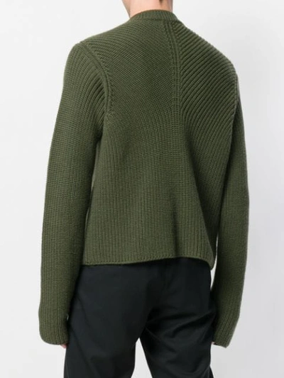 Shop Etudes Studio Études Chunky Knitted Sweater - Green