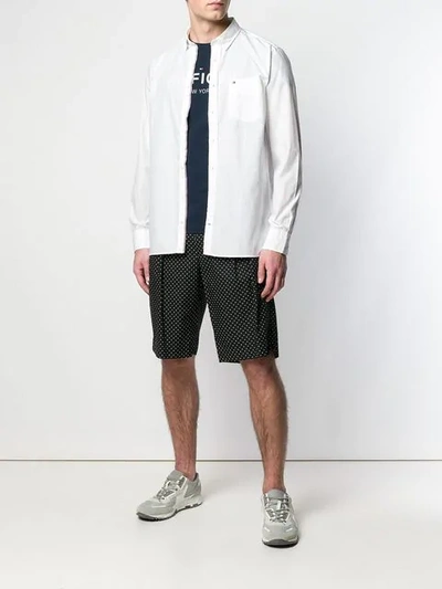 Shop Tommy Hilfiger Essential Front Pocket Shirt In White
