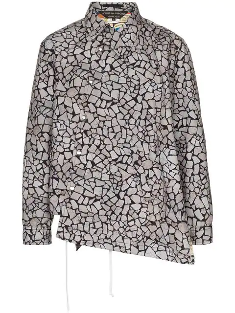 comme des garcons homme plus asymmetric shirt